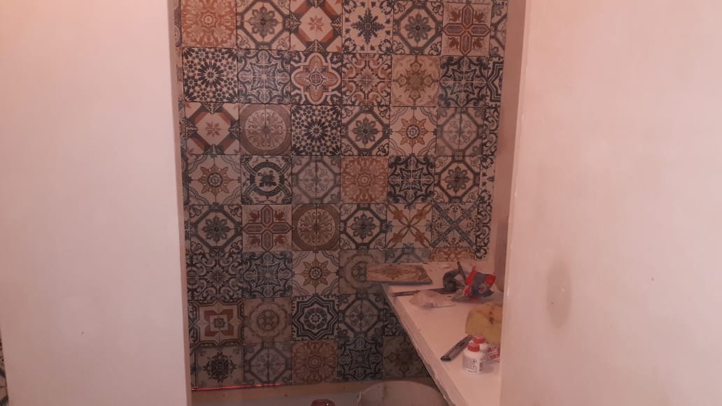 Tegelwerk — Vloer detail